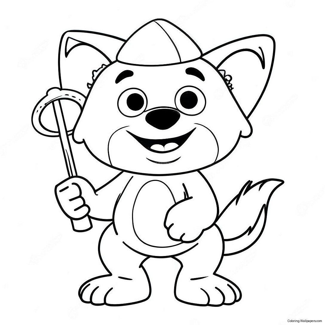 Bluey Giant Coloring Page 32425