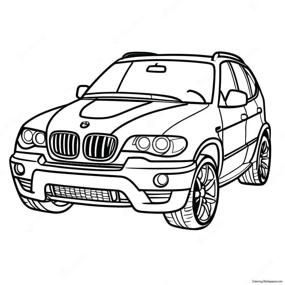 Bmw X5 Coloring Page 45947