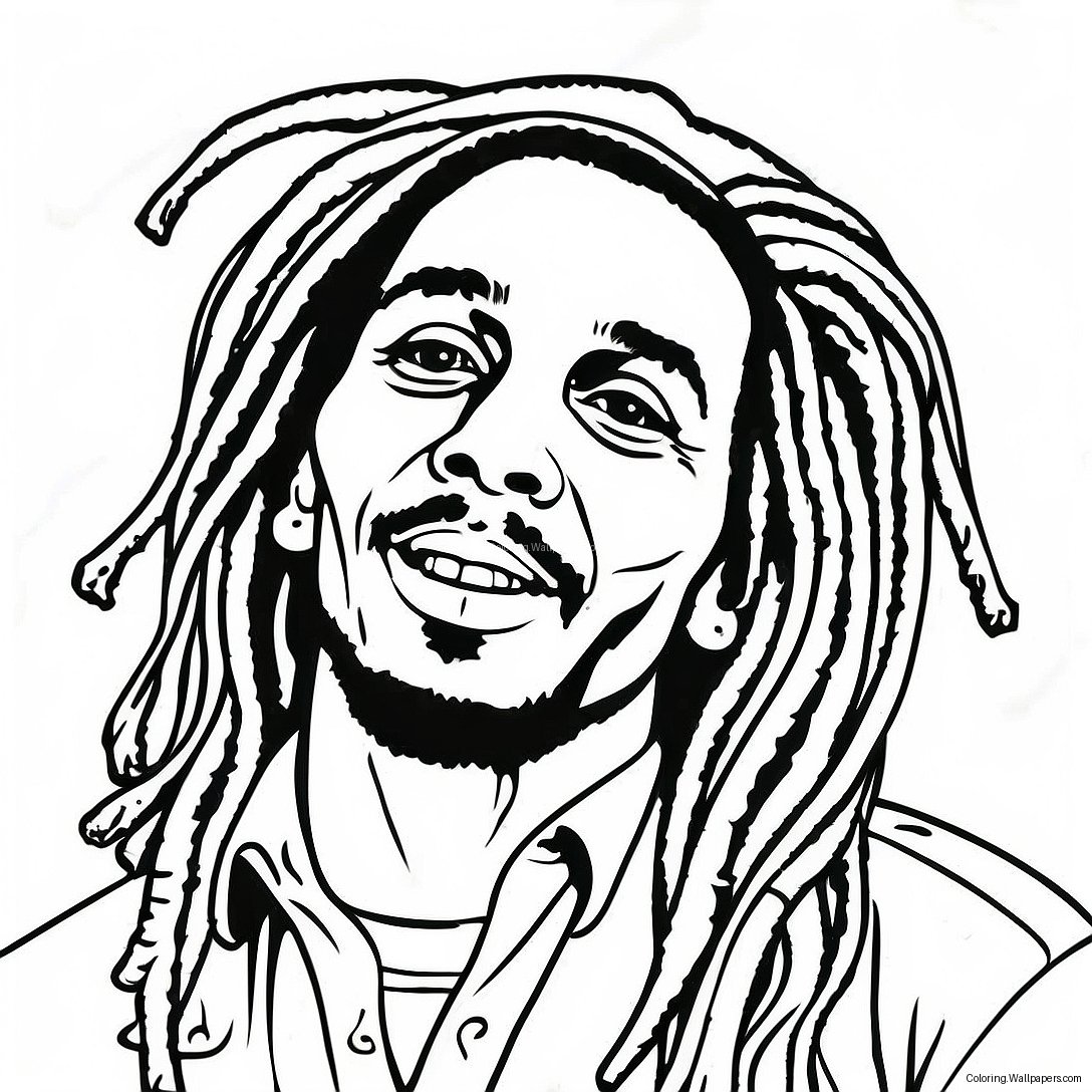 Page À Colorier Bob Marley 29473