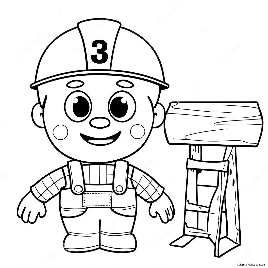 Bob The Builder Coloring Page 12109