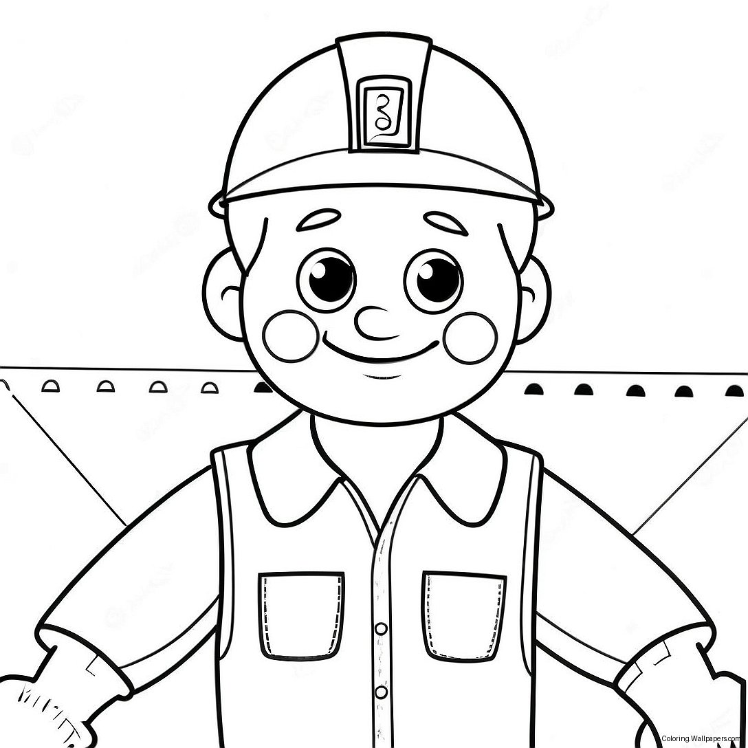 Bob The Builder Coloring Page 12111