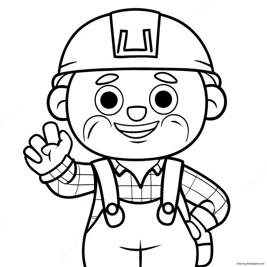 Bob The Builder Coloring Page 12112