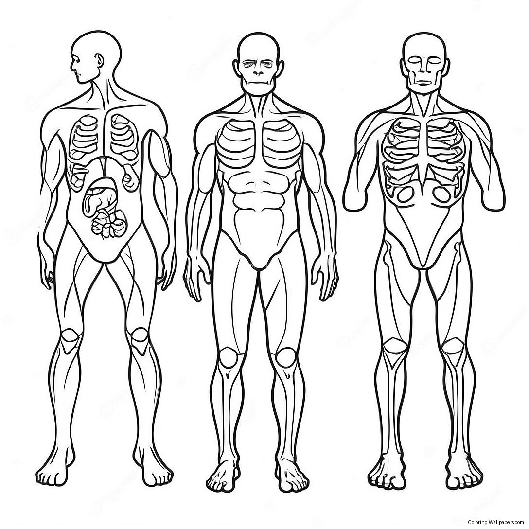 Page À Colorier Des Systèmes Corporels 33055