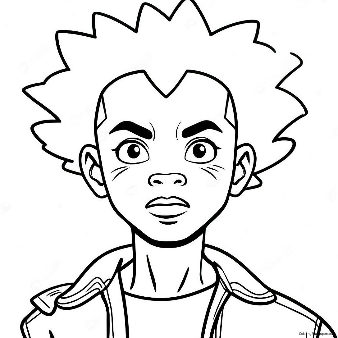 Página Para Colorir De Boondocks 5137