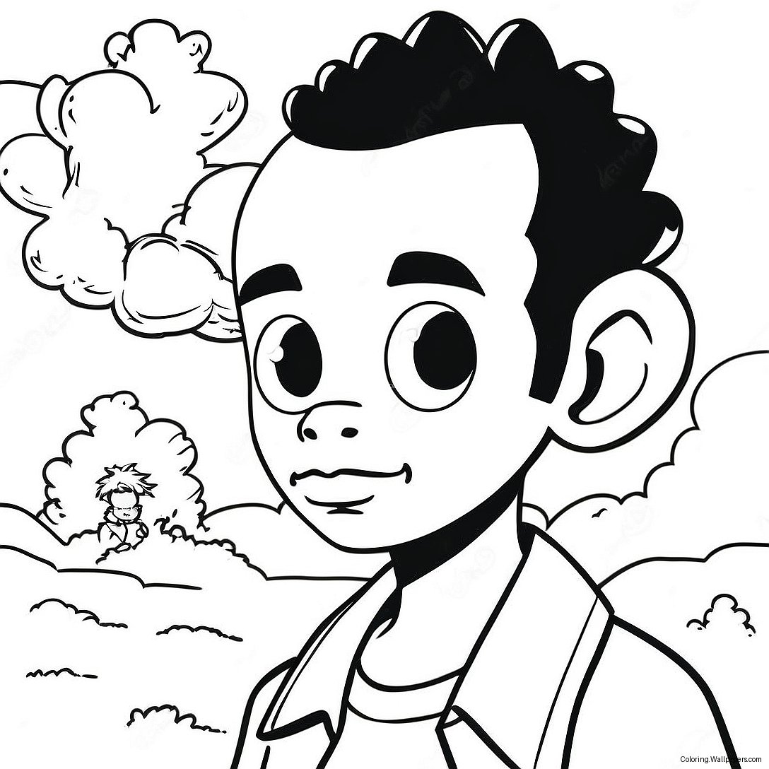 Página Para Colorear De Boondocks 5139