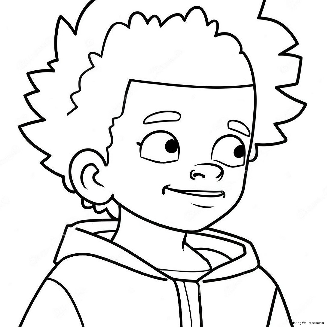 Página Para Colorir De Boondocks 5140