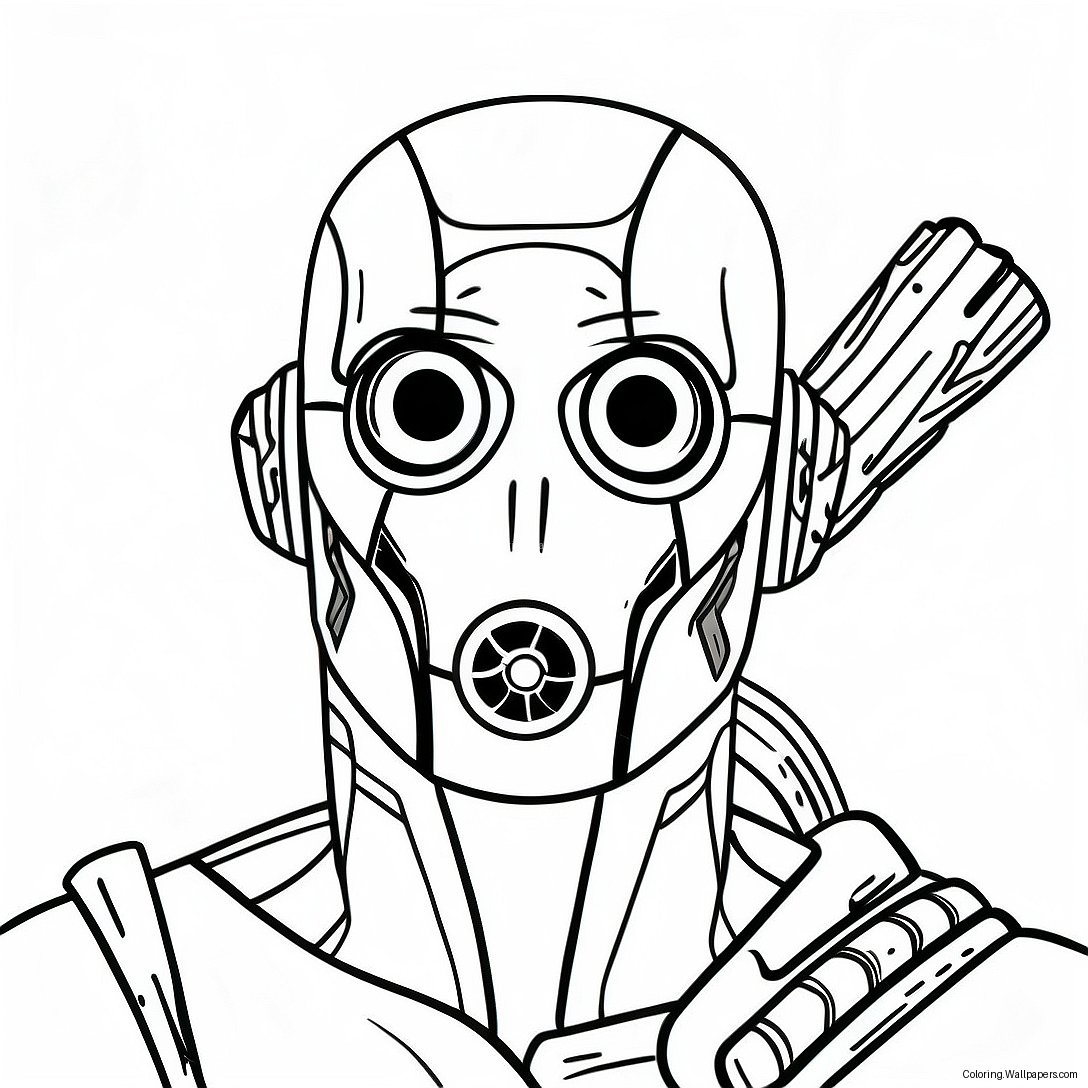 Borderlands Character Coloring Page 31965