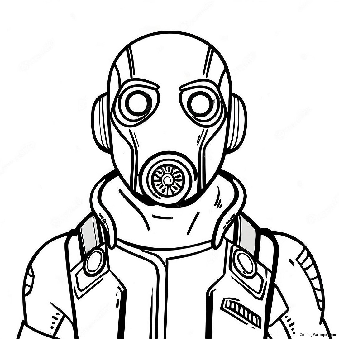 Borderlands Character Coloring Page 31966