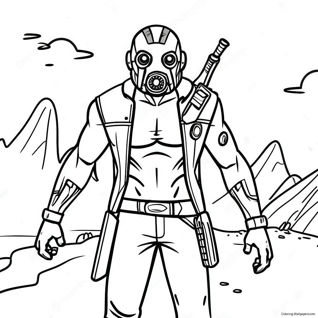 Borderlands Psycho Coloring Page 31977