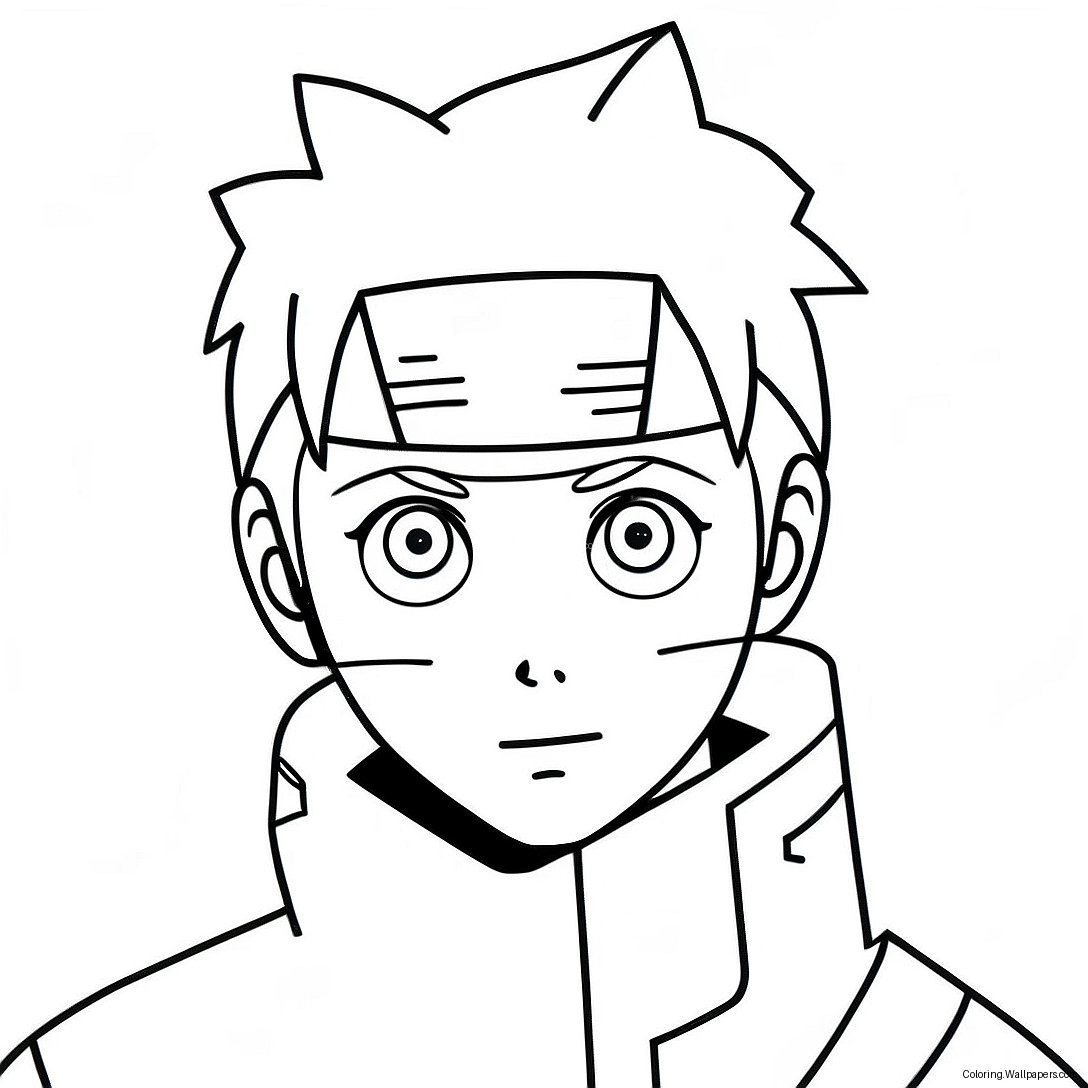 Página Para Colorear De Boruto 10644