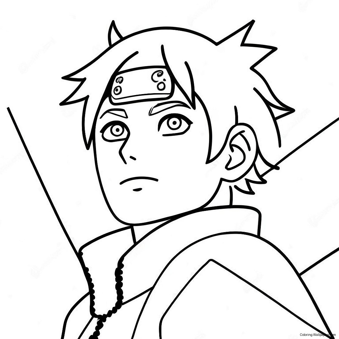 Boruto In Aktion Ausmalbild 10655