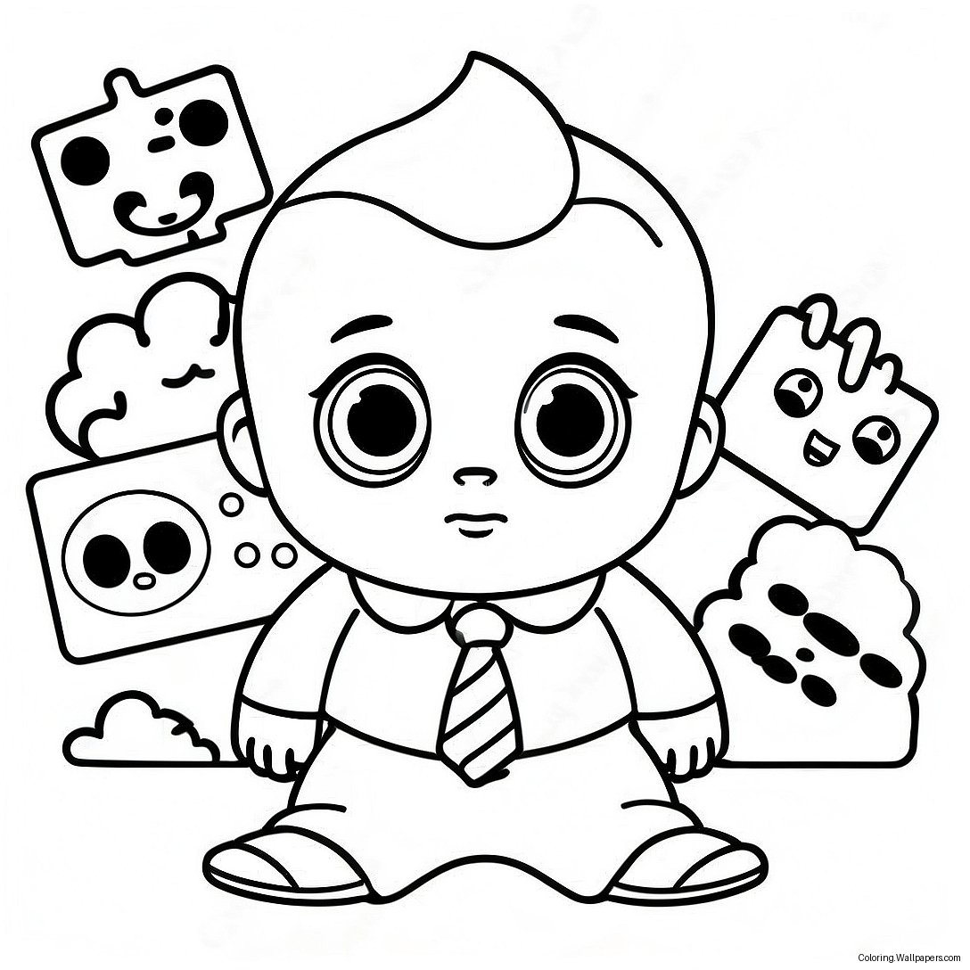 Página Para Colorear De Boss Baby 2 42562