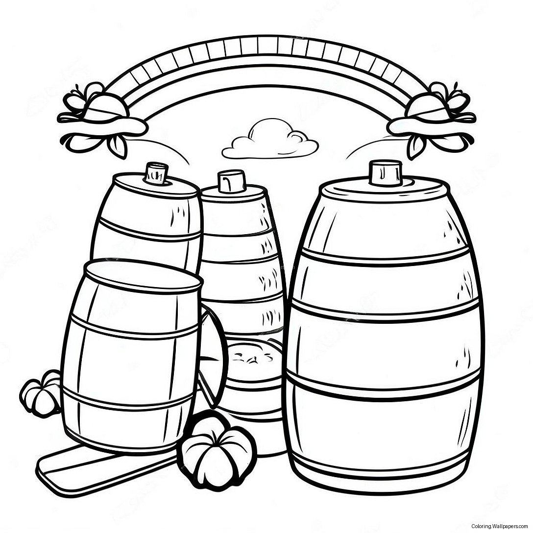 Bourbon Distillery Coloring Page 22281