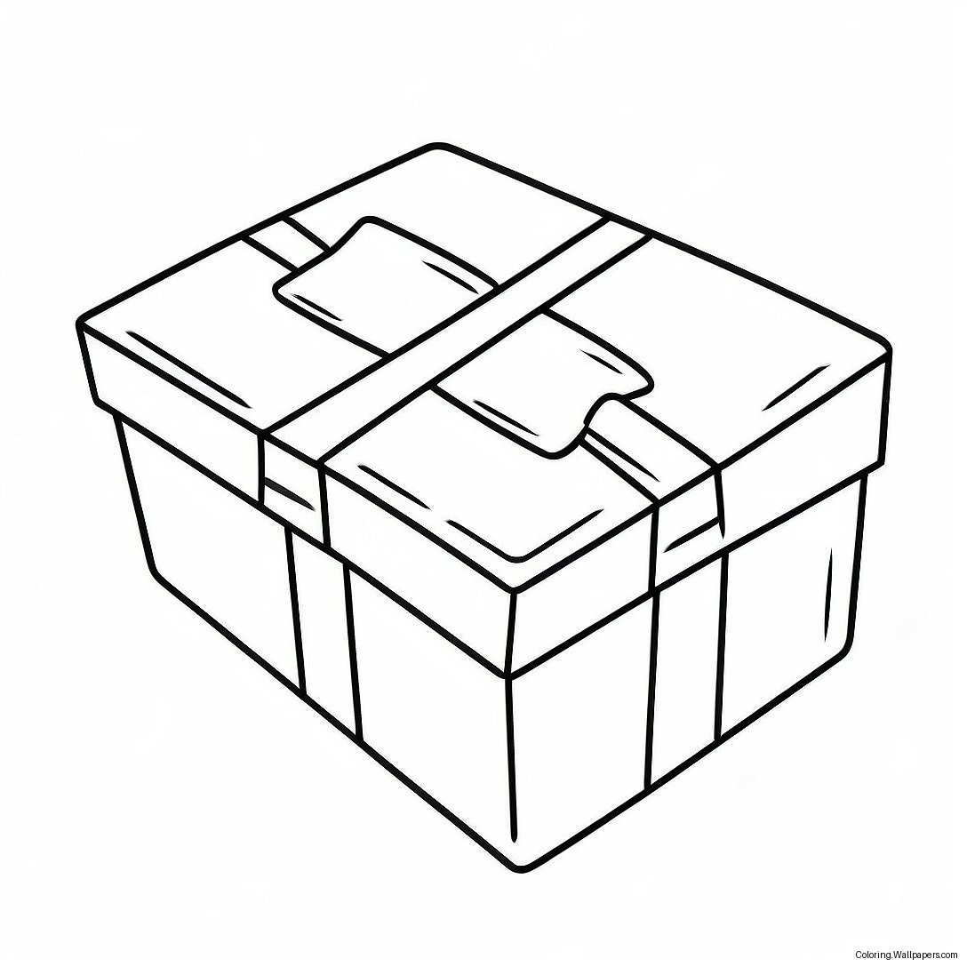 Box Coloring Page 33377