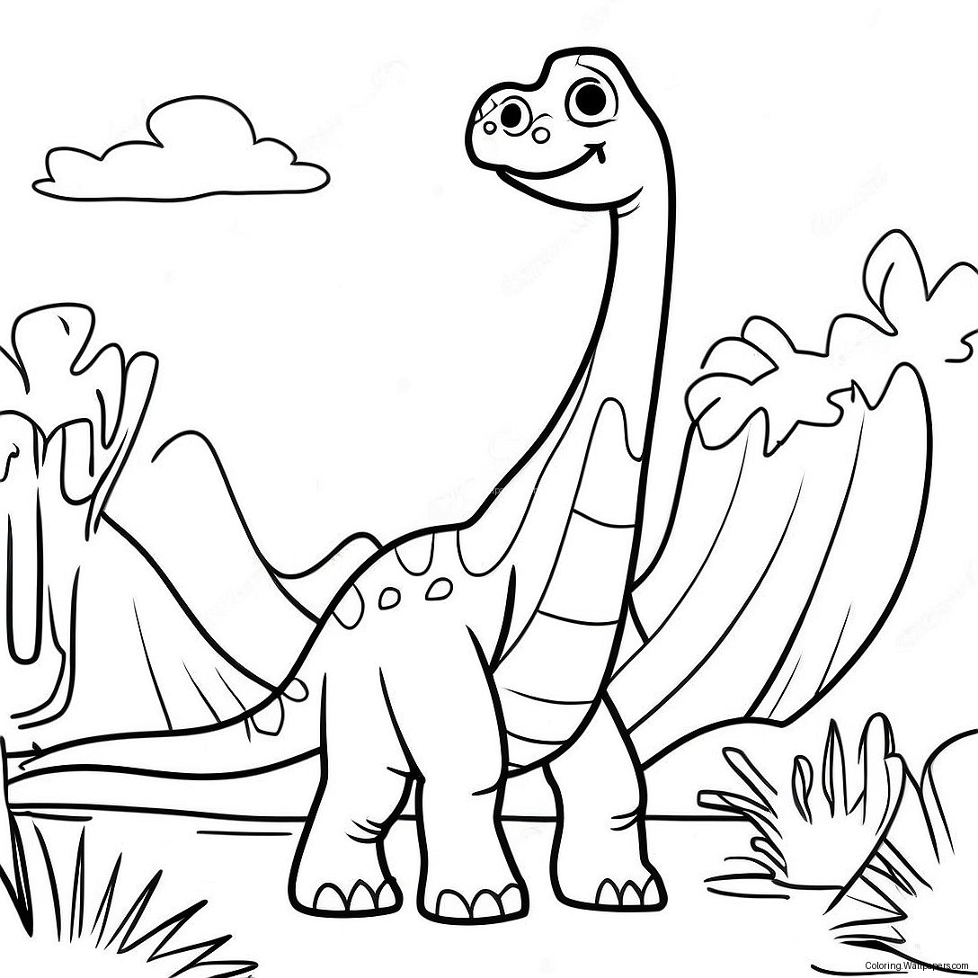 Brachiosaurus Ausmalbild 20429