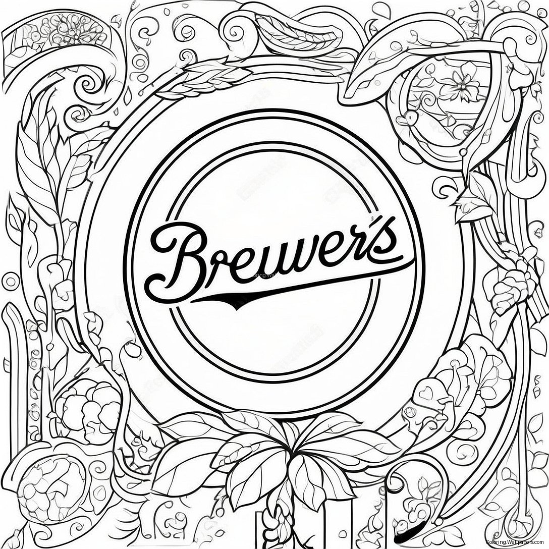 Page À Colorier Logo Des Brewers 28873