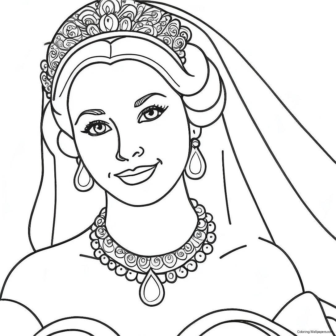 Bride Coloring Page 30331