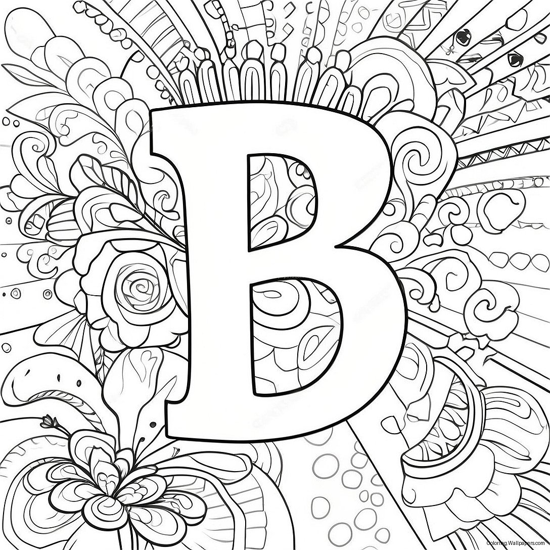 Bright Number 5 Coloring Page 28325