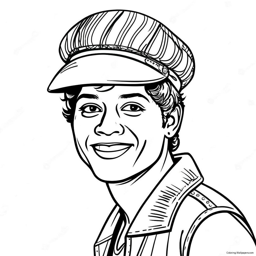 Página Para Colorear De Bruno Mars 21463