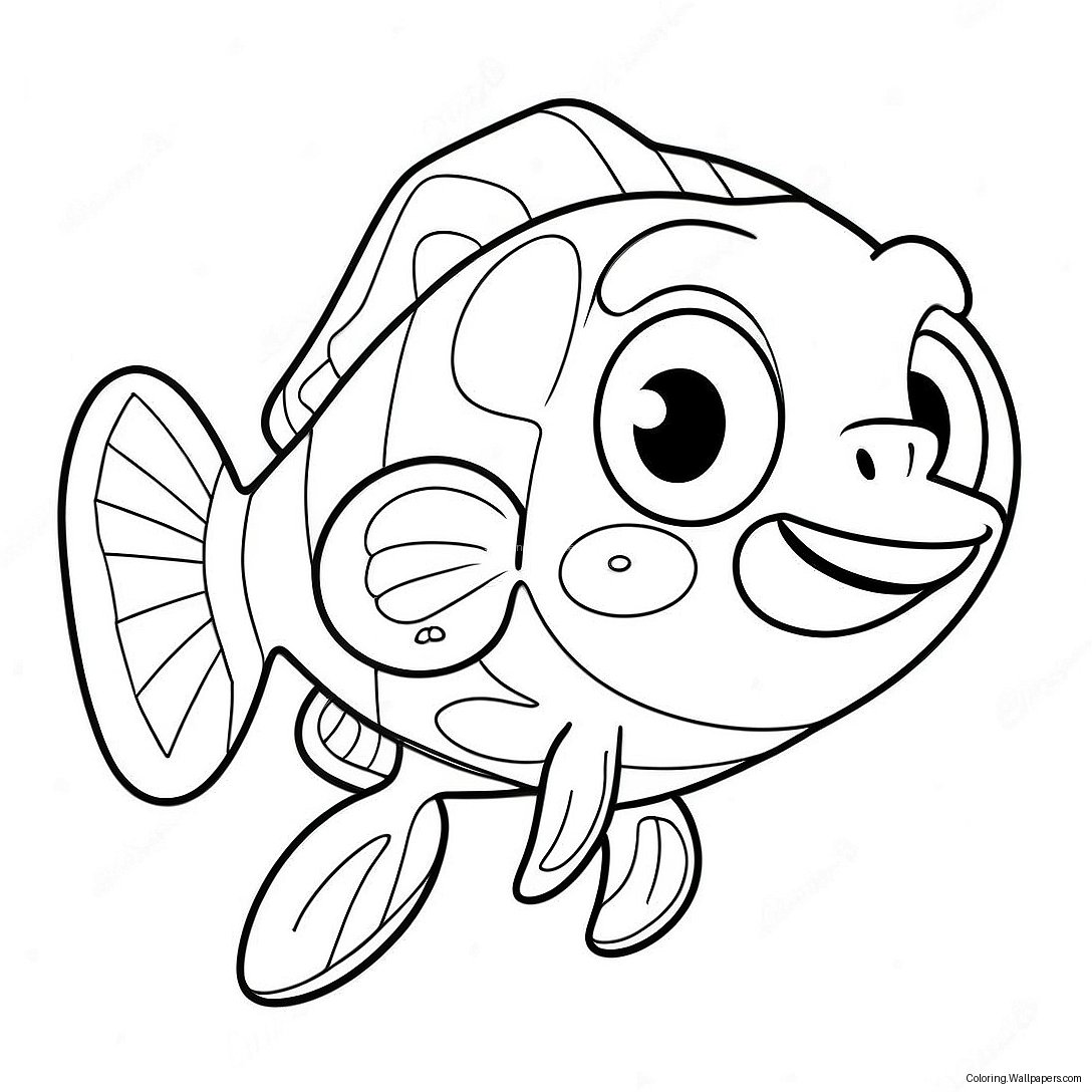 Page À Colorier De Bubble Guppies Zooli 23718