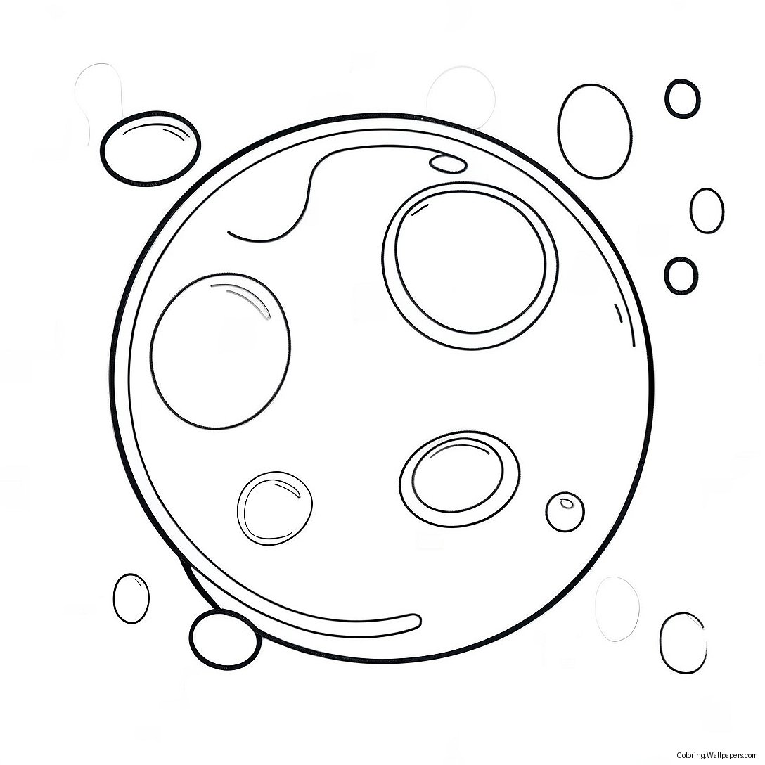 Bubblor Färgläggningssida 13711