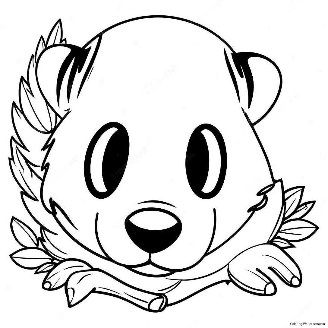 Bucky Badger Coloring Page 55122