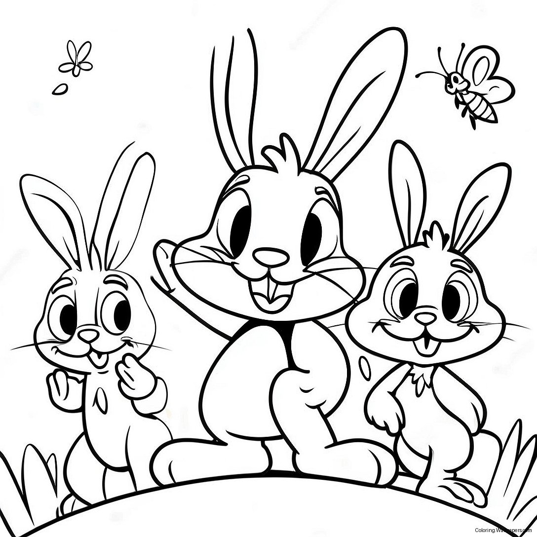 Bugs Bunny And Friends Coloring Page 27063