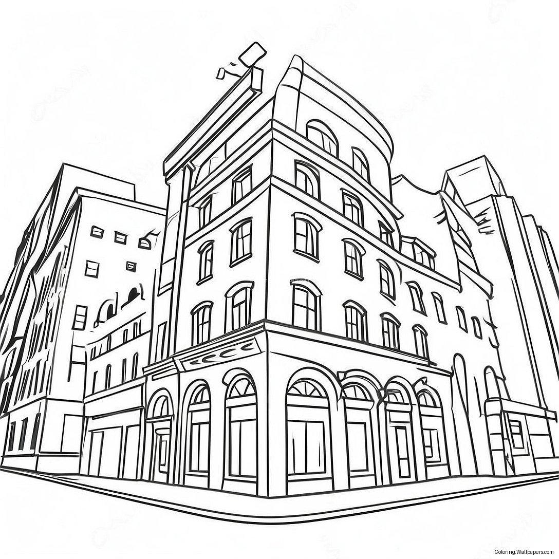 Buildings Coloring Page 6978