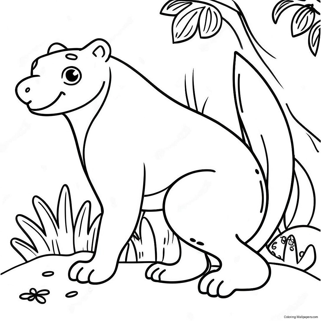 Burgess Animal Coloring Page 47611