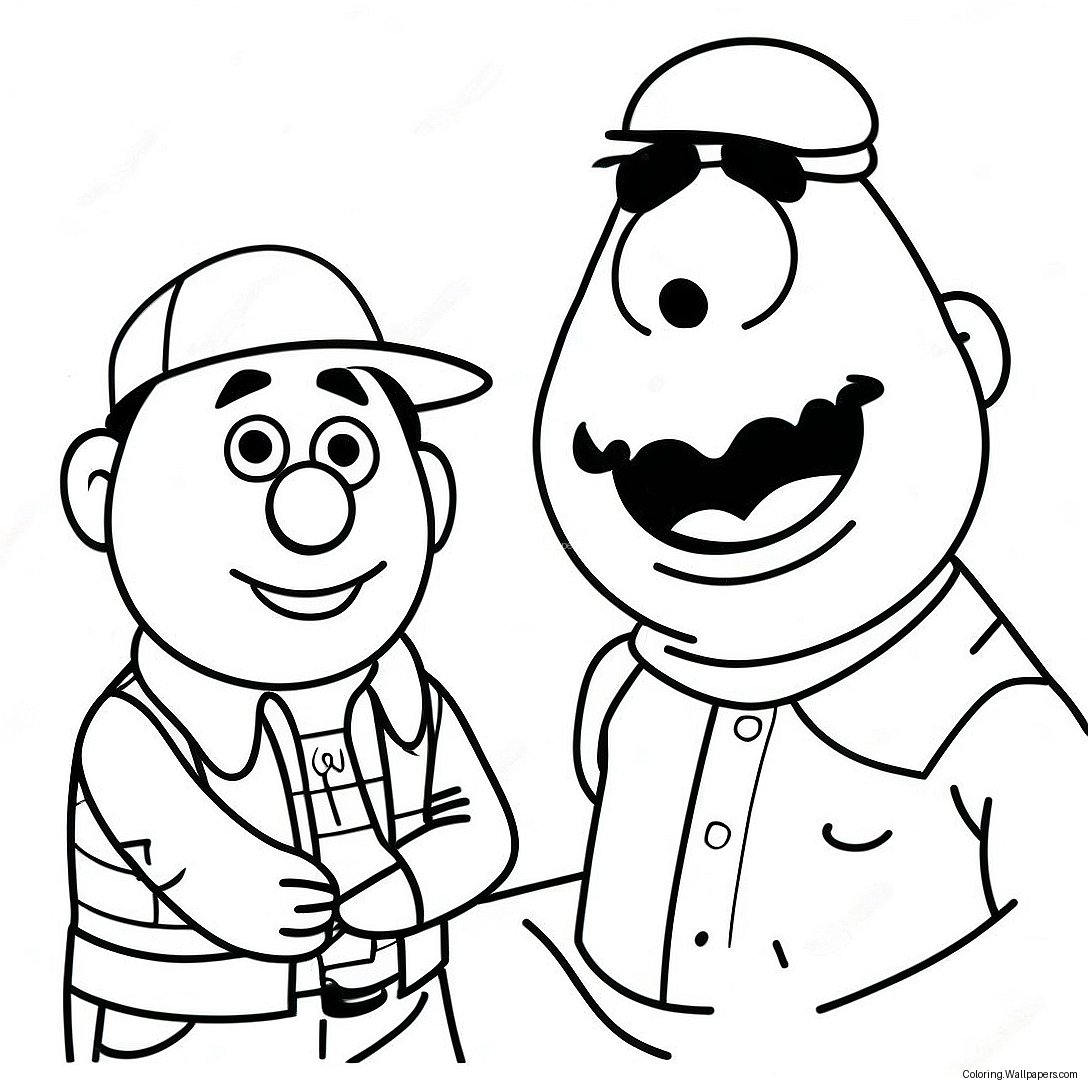 Burt Und Ernie Ausmalbild 29968