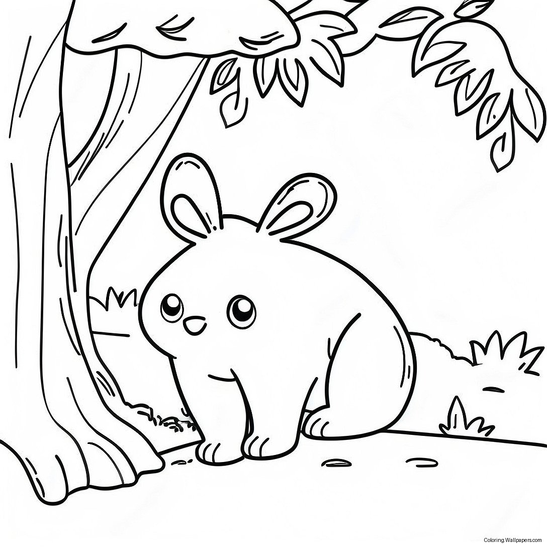 Bush Coloring Page 45287