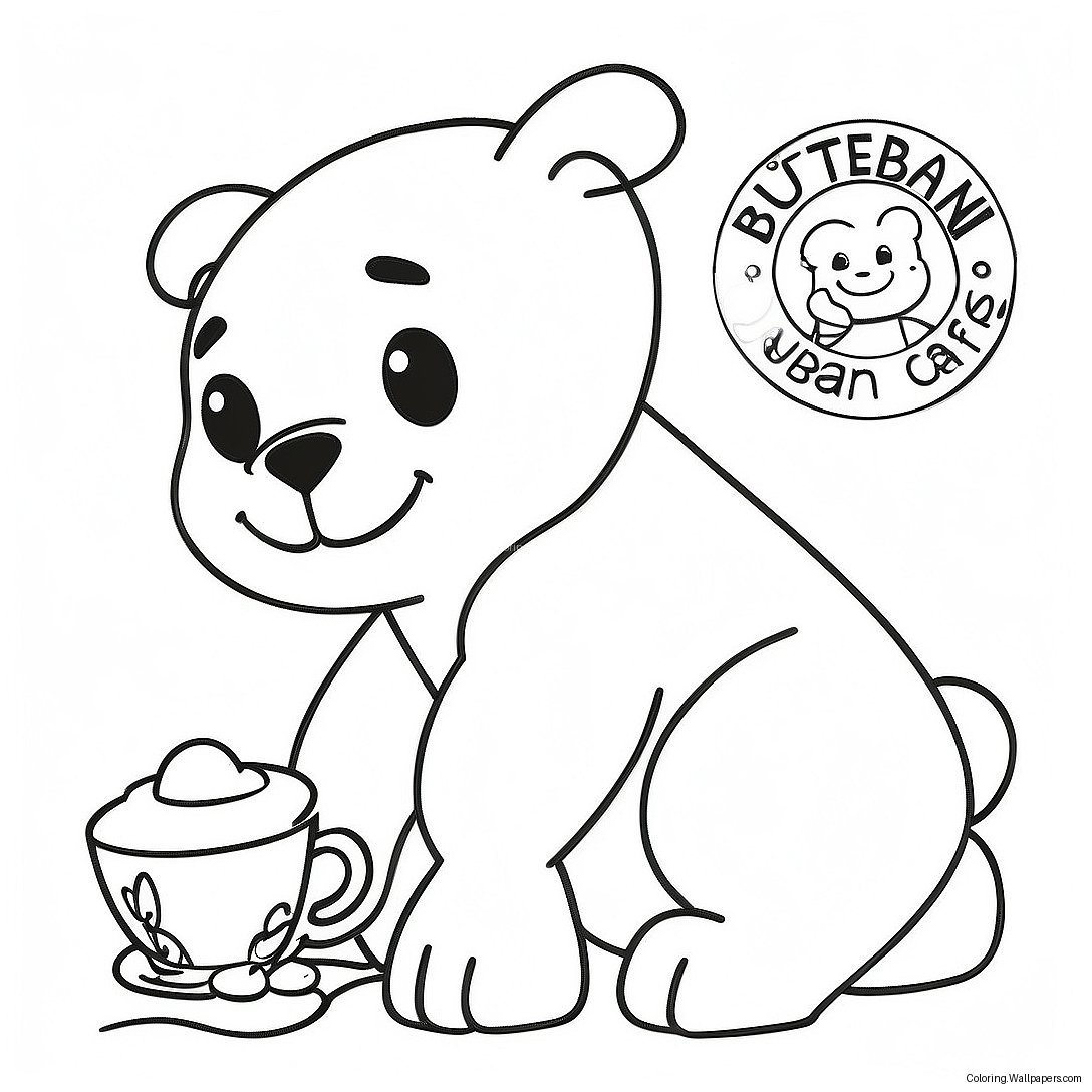 Butterbean Cafe Characters Coloring Page 19292