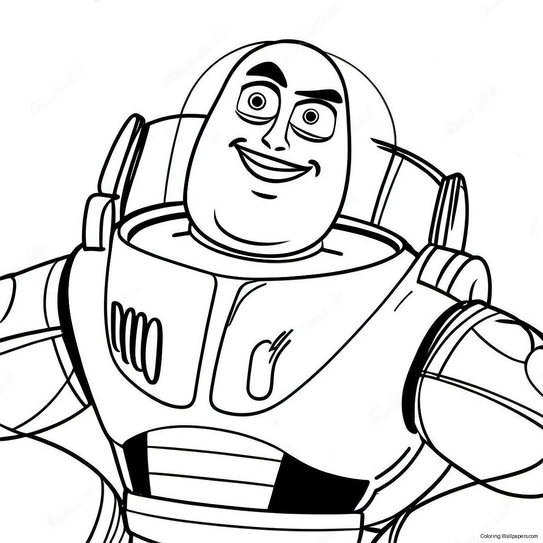 Buzz Lightyear Målarbild 986