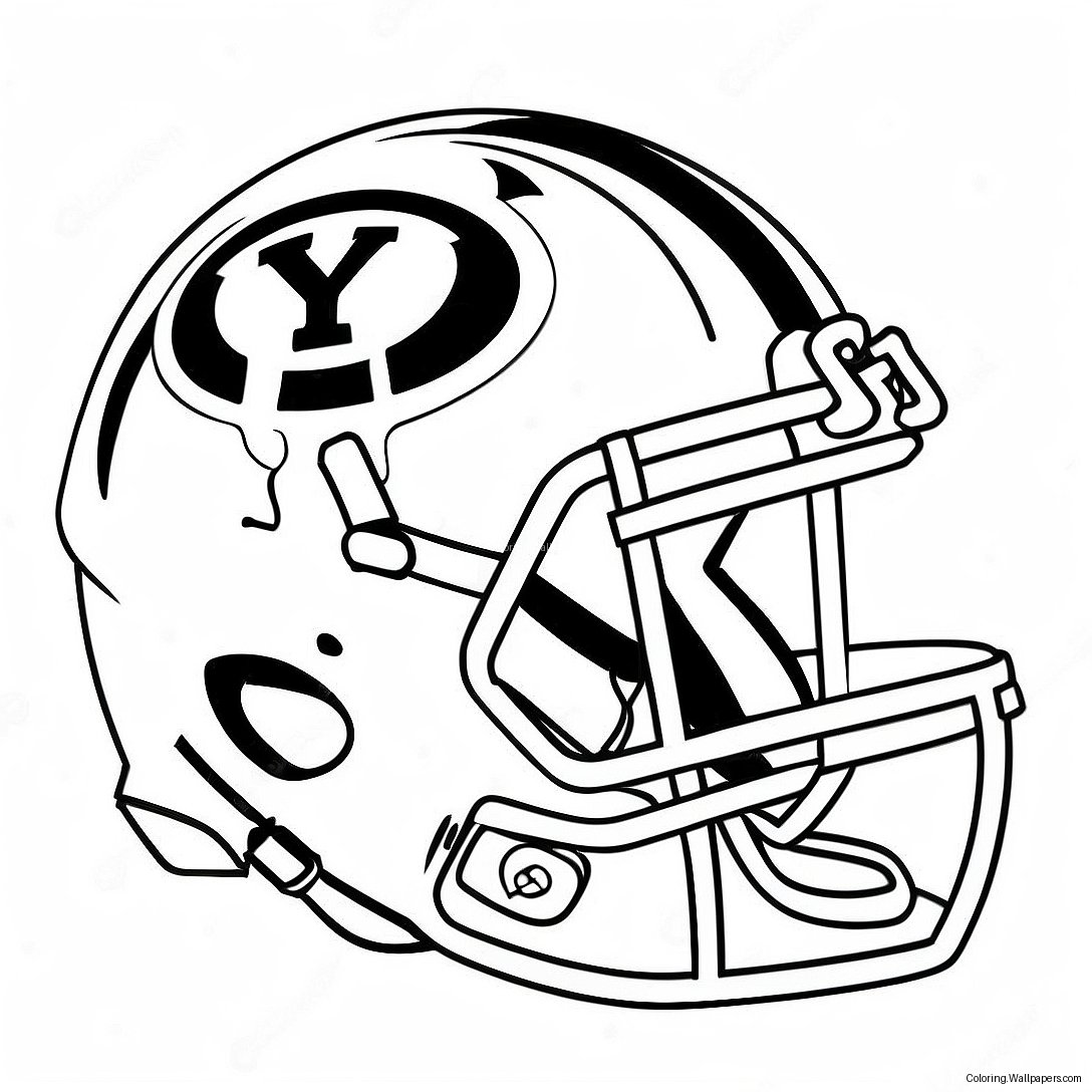 Byu Voetbal Logo Kleurplaat 43222