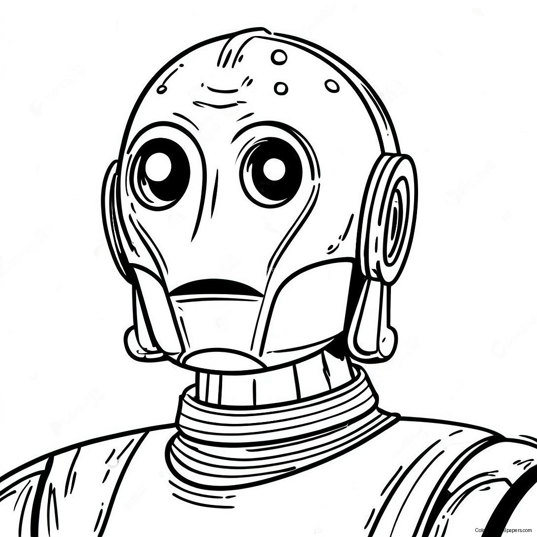 Page À Colorier C3po 47378