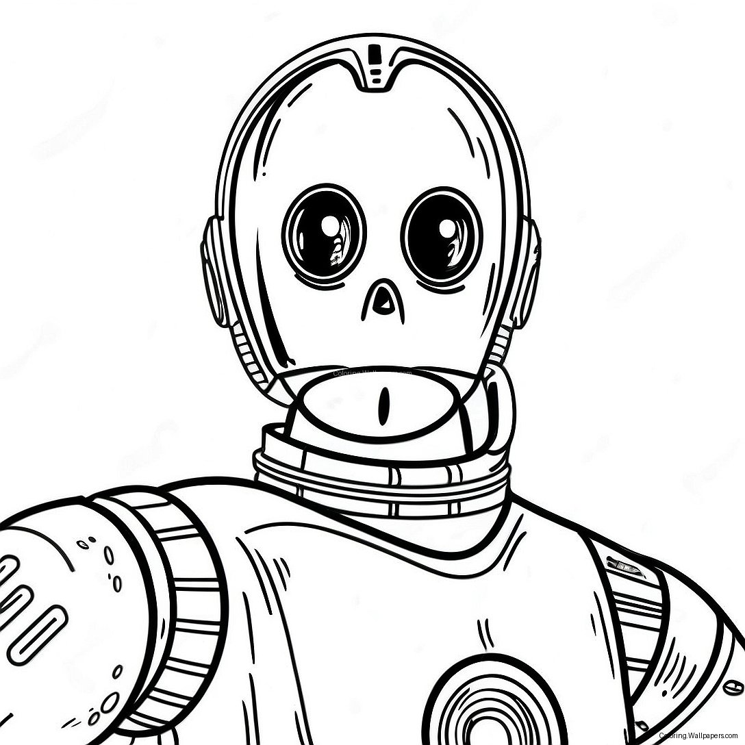 Página Para Colorear De C3po 47379