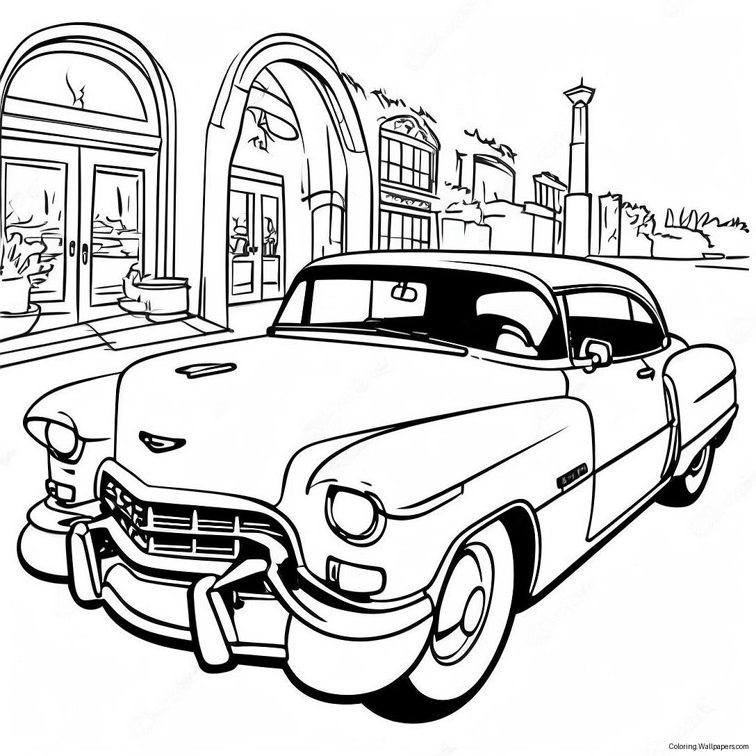 Cadillac Coloring Page 16449