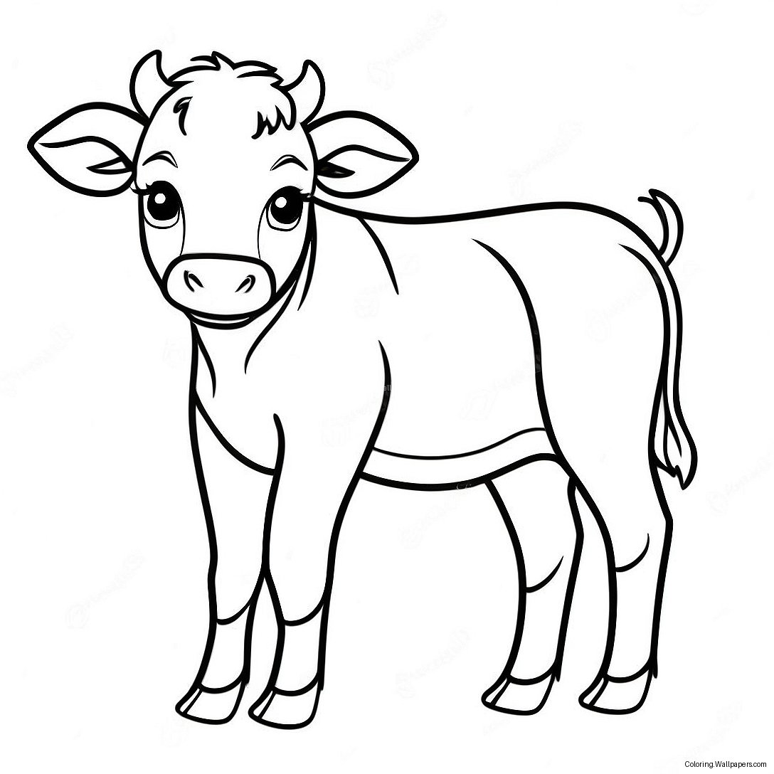 Calf Coloring Page 37558