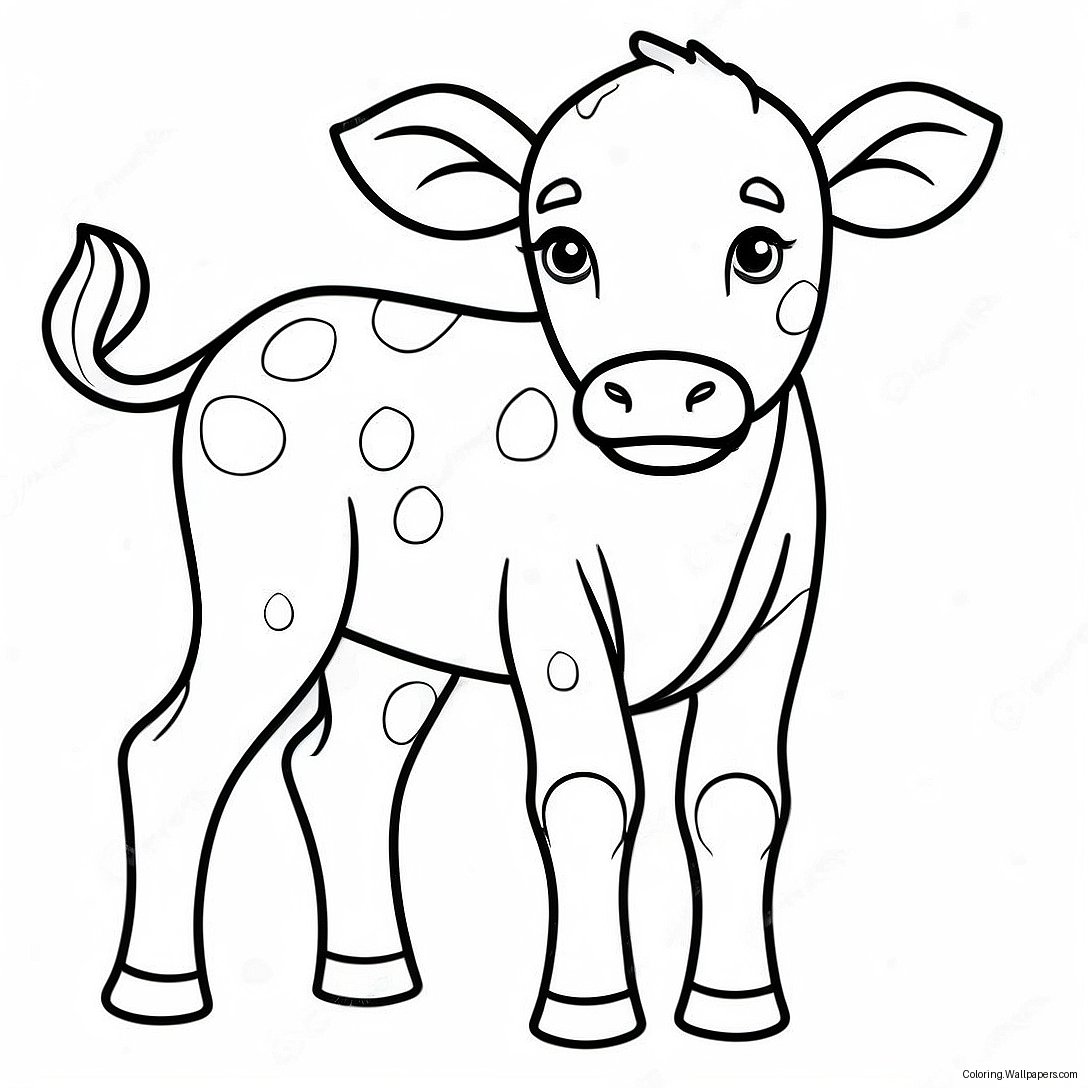 Calf Coloring Page 37559