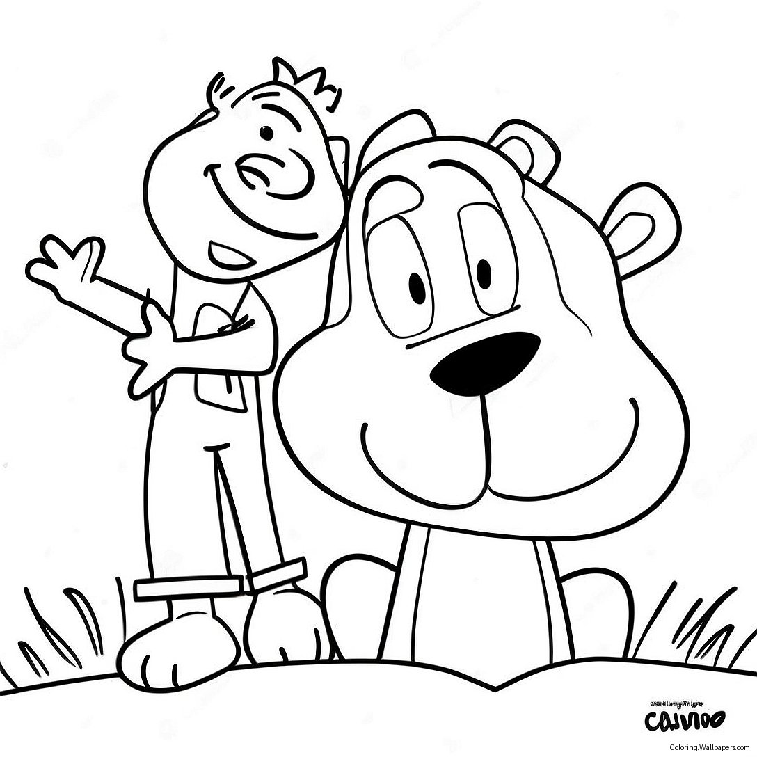 Calvin And Hobbes Coloring Page 17849