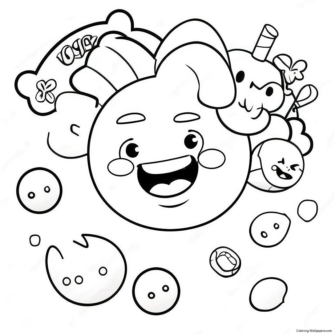 Page À Colorier Du Logo Candy Crush 58381