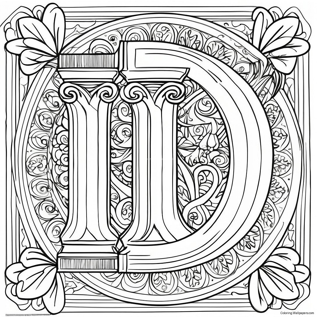 Capital Letter I Coloring Page 47977