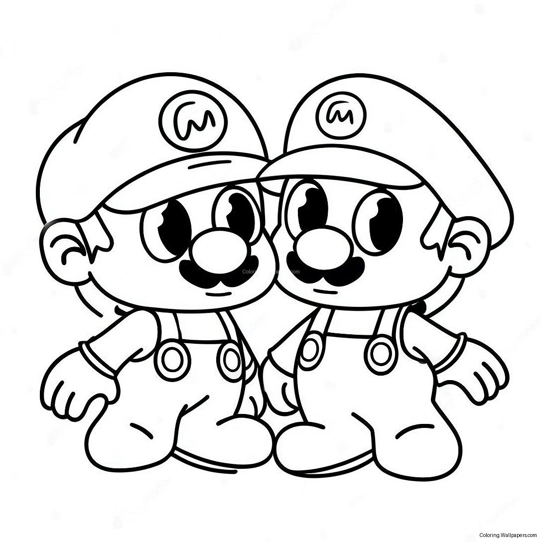 Cappy Ve Mario Macerası Boyama Sayfası 3633