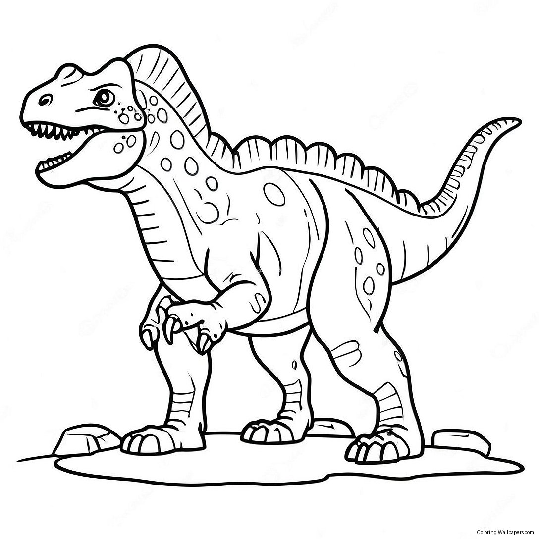 Carnotaurus Färgläggningssida 32533