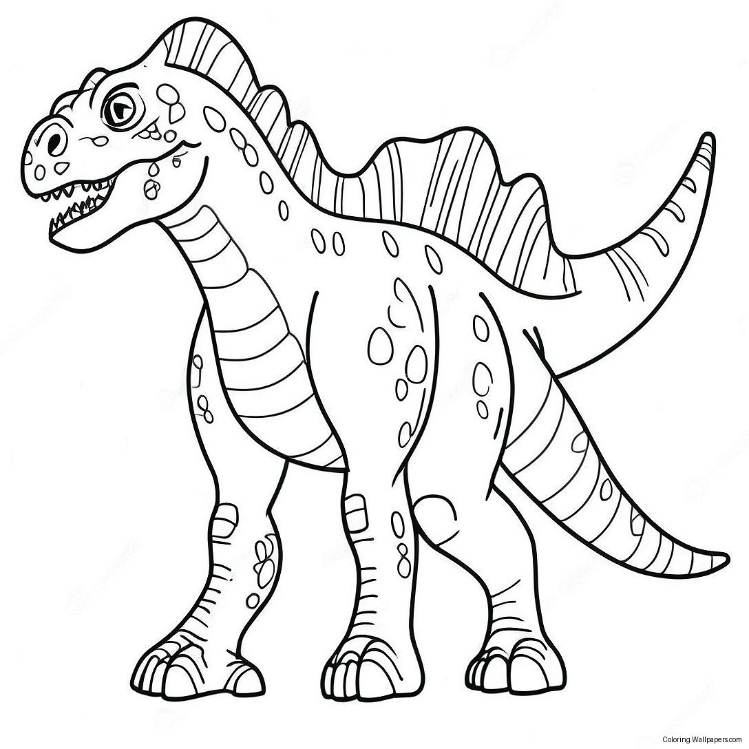 Pagini De Colorat Cu Carnotaurus 32534