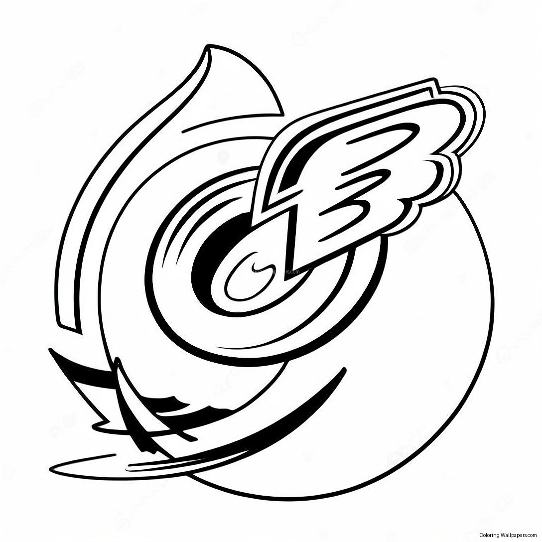 Pagina Da Colorare Del Logo Dei Carolina Hurricanes 44371