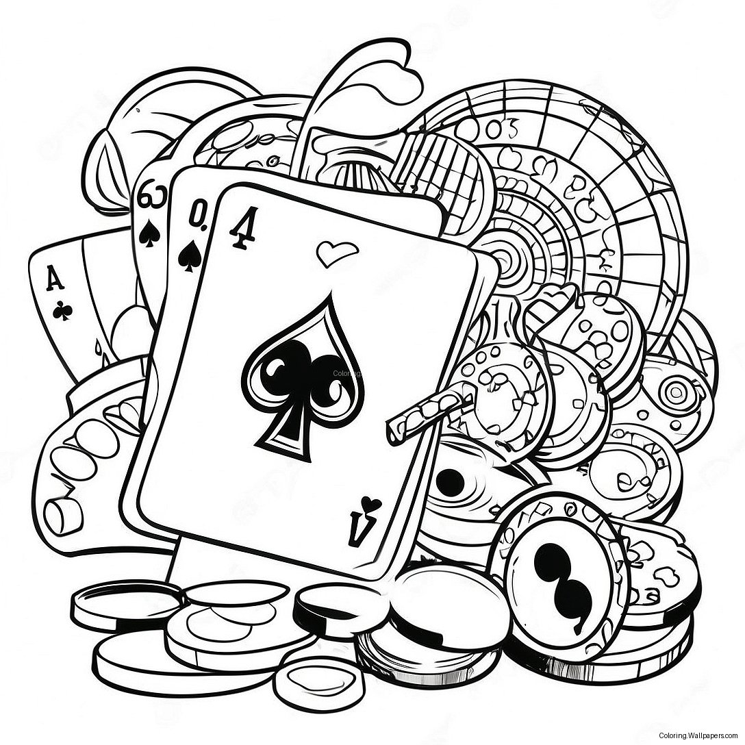 Page À Colorier Casino 35173