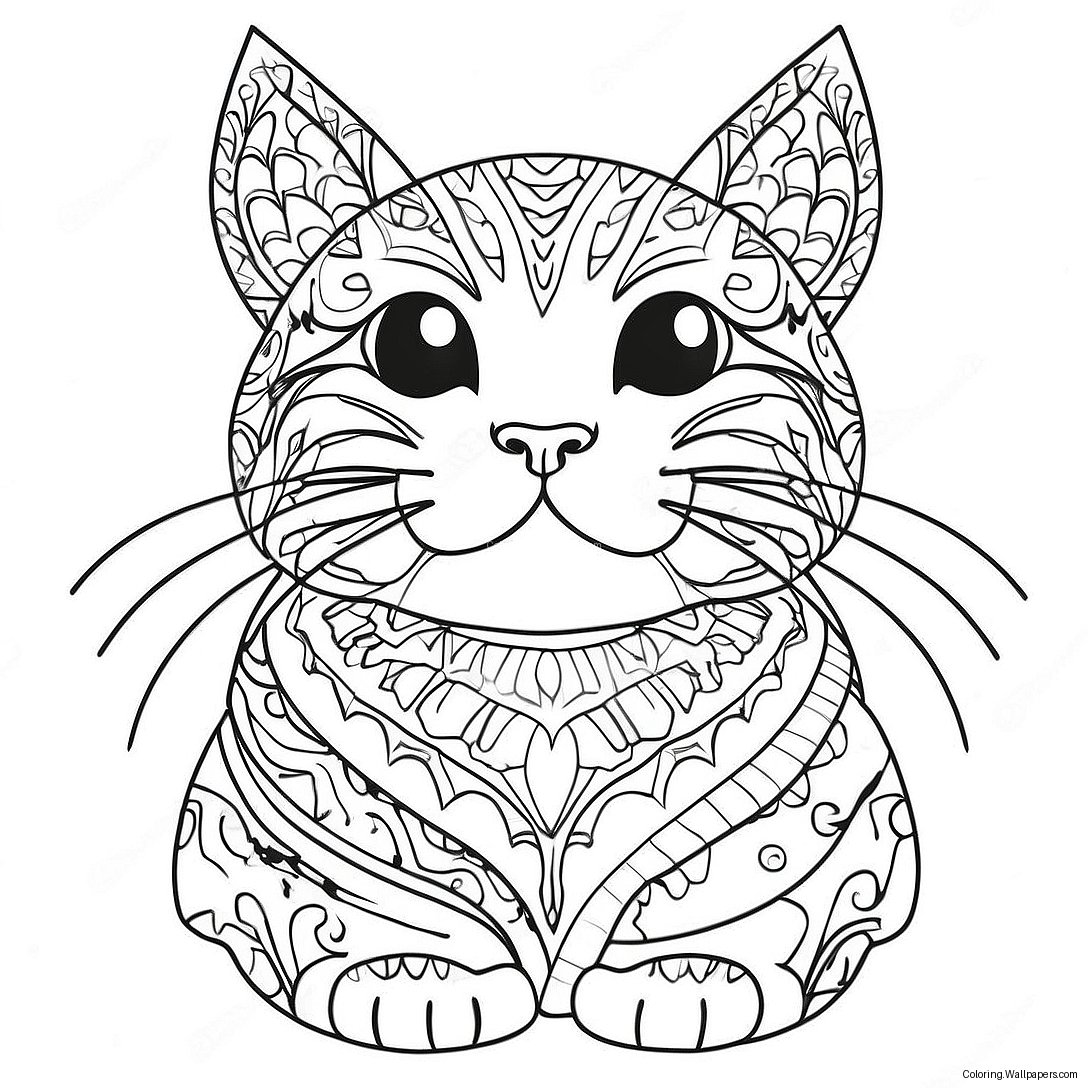 Cat Meme Coloring Page 36770