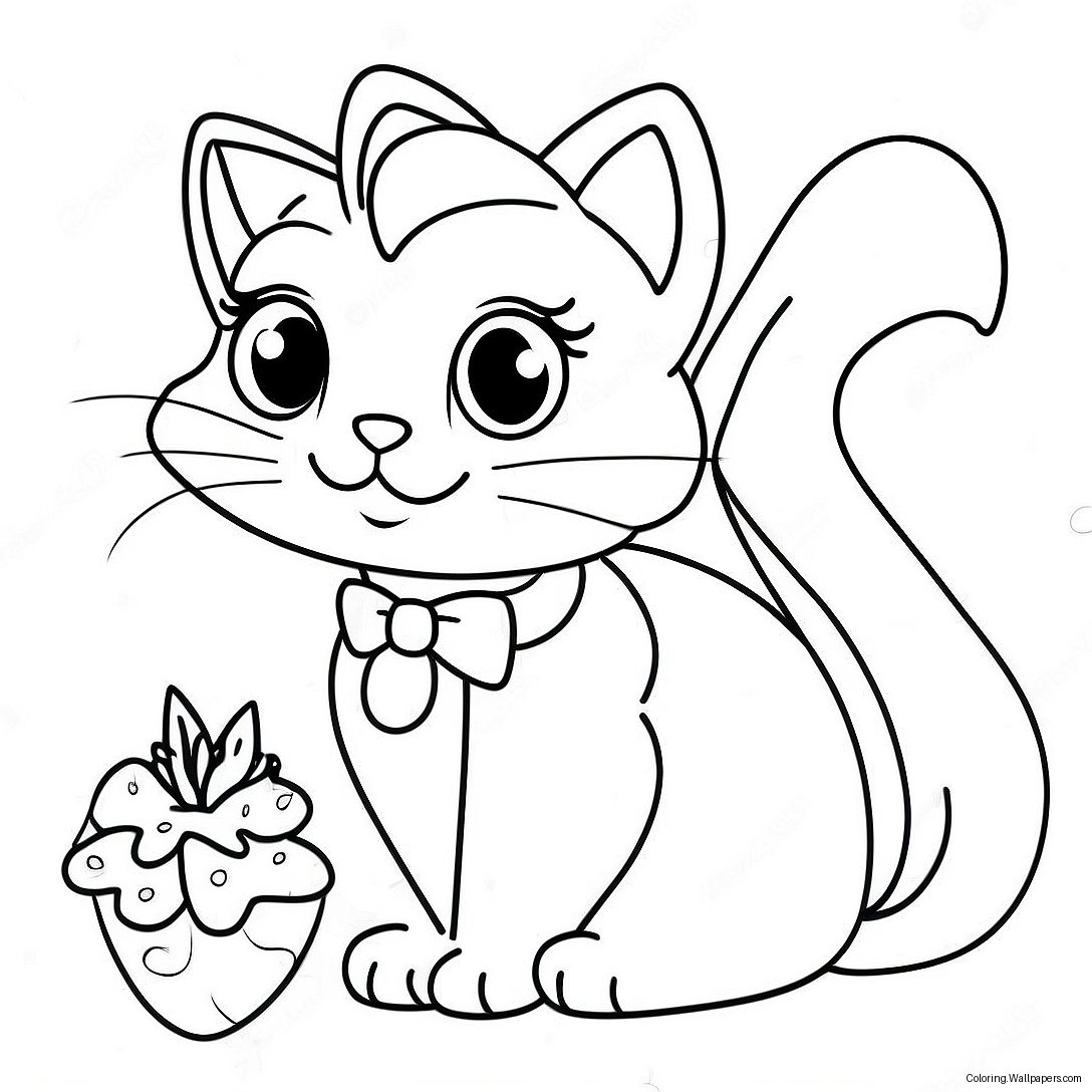 Cat Valentine Coloring Page 19014