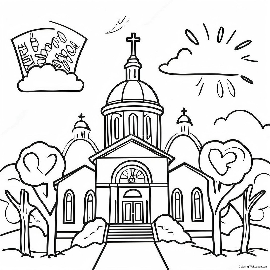 Catholic Schools Week Coloring Page 34908